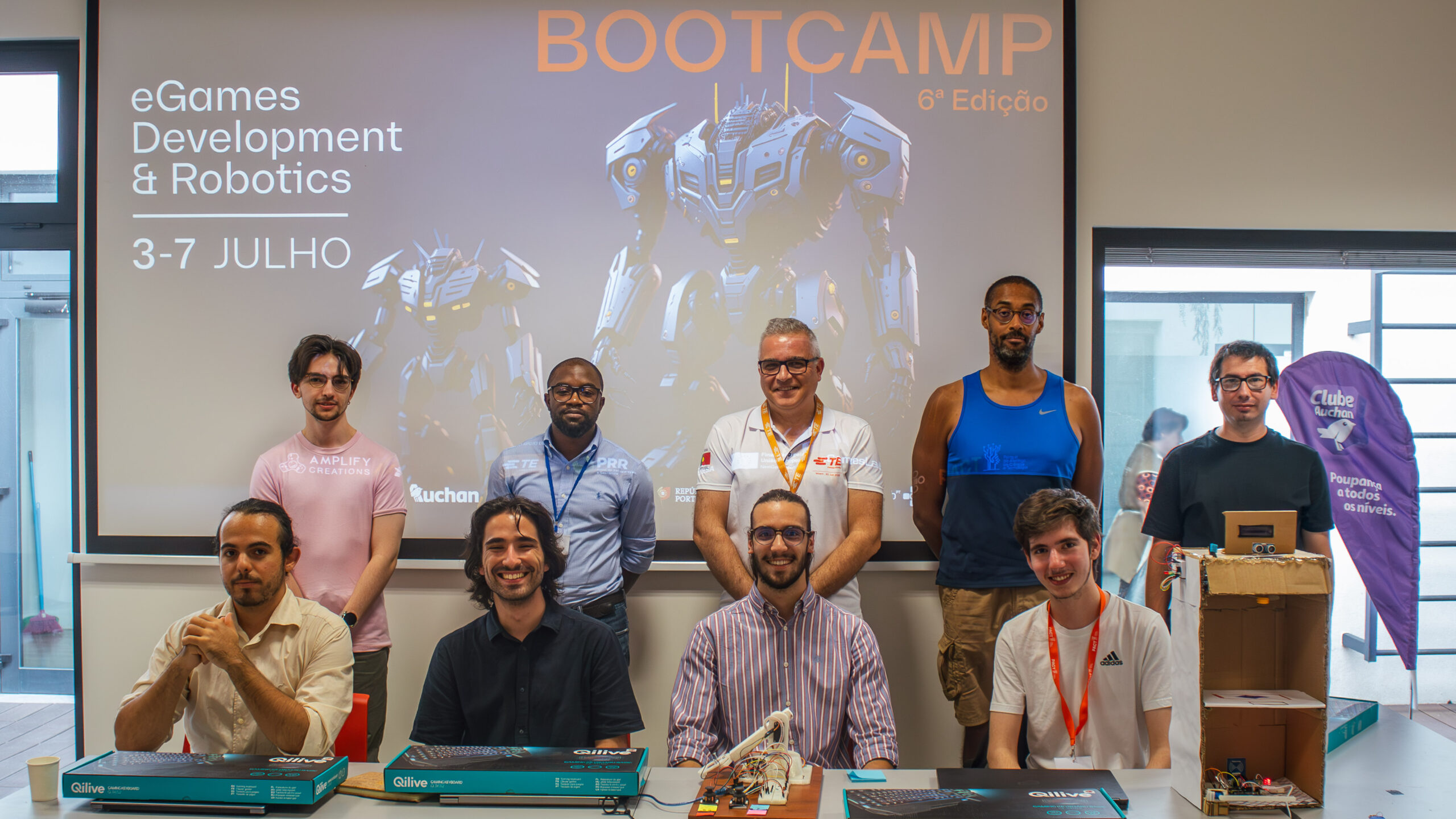 6ª edição do Bootcamp de desenvolvimento de eGames e robótica termina com  sucesso